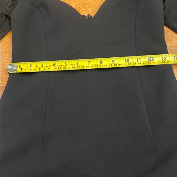 Princess Polly Azar Black long sleeve Sweetheart Cocktail Dress - Picture 7 of 16